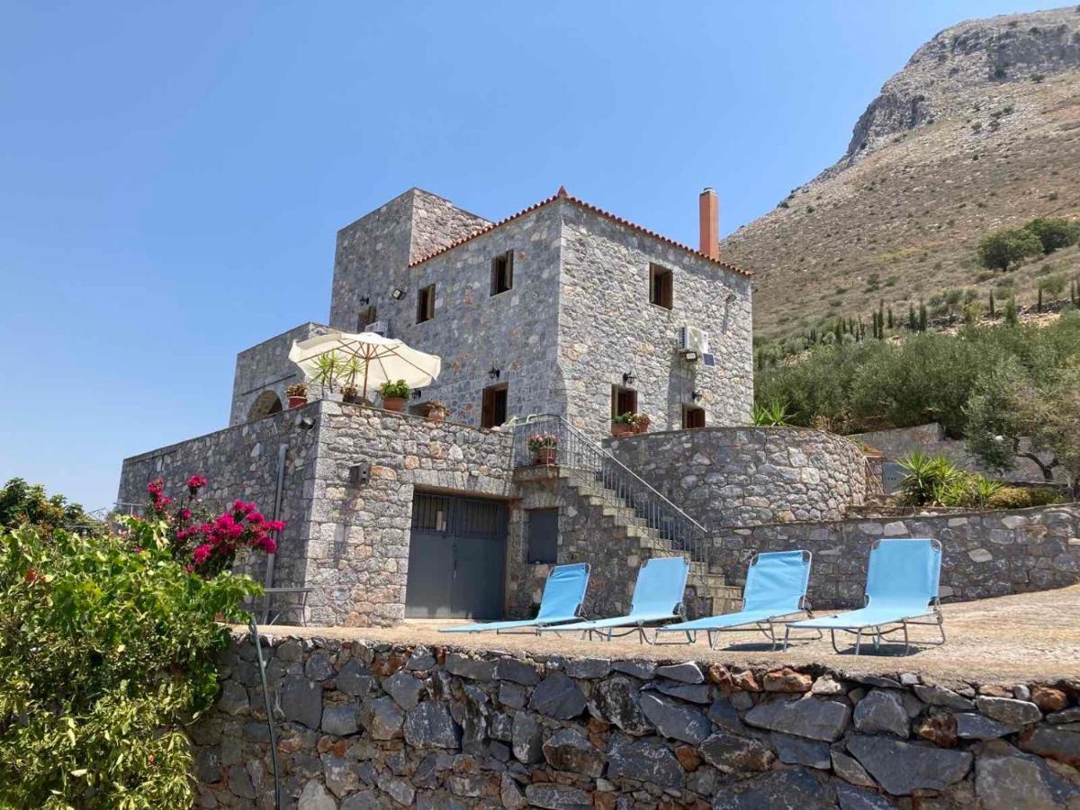 Πύργος Παραδοσιακός Με Μαγευτική Θέα - Villa Traditional Tower With Amazing Sea View Areopoli Zewnętrze zdjęcie